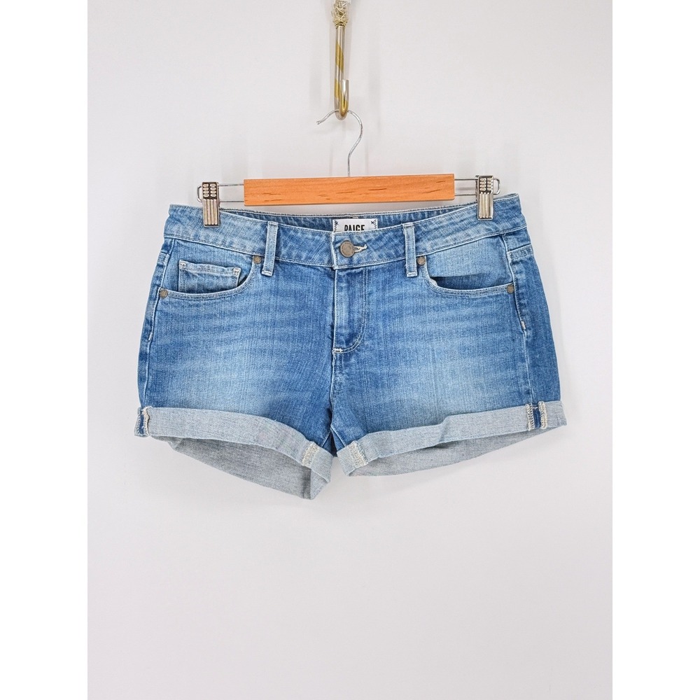 Paige Womens Jimmy Jimmy Short Y2K Denim Micro Shorts Size 26 Daisy Dukes Prep
